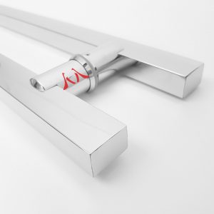 Puxador Inox Retangular Quadrado Para Portas E Portões -Espessura 28x35mm - 60cm a 120cm (Detalhes no Anúncio)