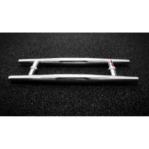 Puxador Inox Tubular com Pontas Finas para Portas e Portões -Espessura 32mm - 45cm e 60cm (Detalhes no Anúncio)