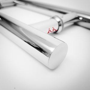Puxador Inox Tubular para Portas e Portões -Espessura 32mm - 45cm a 120cm (Detalhes no Anúncio)