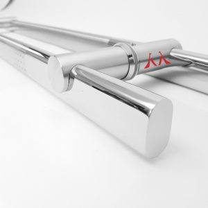 Puxador Inox com Detalhe Escovado para Portas e Portões -  de 45cm a 100cm (Detalhes no Anuncio)