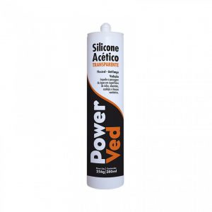 Silicone Acético Incolor 280ml Powerved